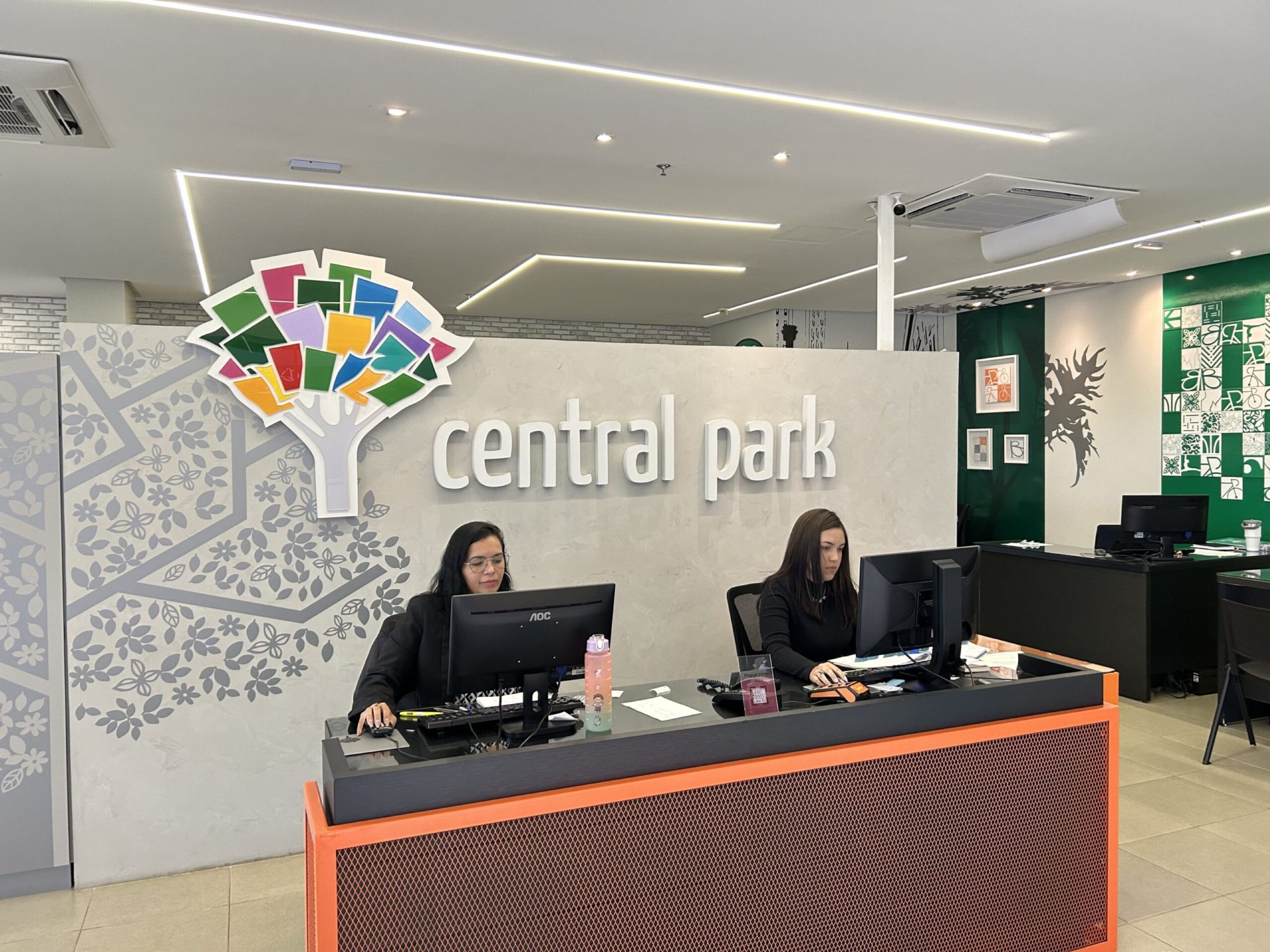 Recepção da Central Park Conveniência em Brasília