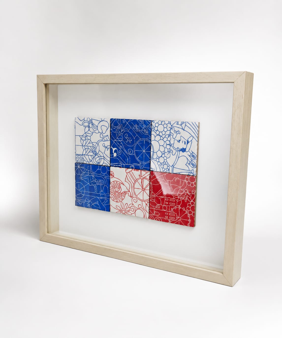 Kit de azulejos personalizados com QR Code